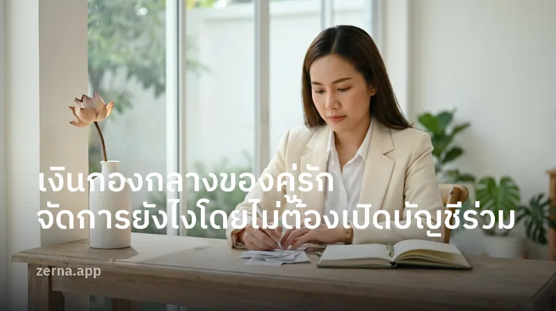 เงินกองกลางของคู่รัก จัดการยังไงโดยไม่ต้องเปิดบัญชีร่วม