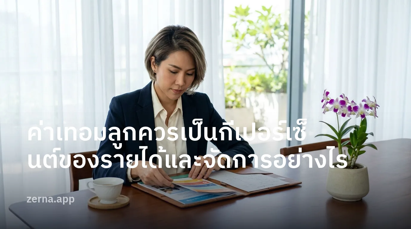 ค่าเทอมลูกควรเป็นกี่เปอร์เซ็นต์ของรายได้และจัดการอย่างไร